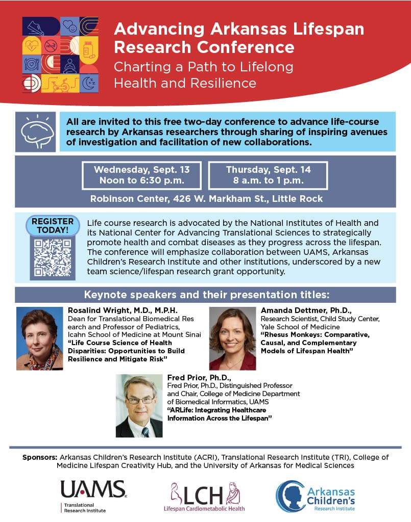 Flyer with details about the conference