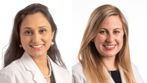 Megha Sharma, M.D., and Jennifer Rumpel, M.D., are leveraging their new knowledge and skills acquired with support from TRI in the Master of Science in Clinical and Translational Science program.