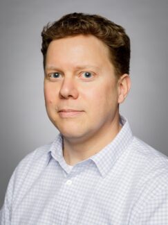 Shea Stewart is a white man with short brown hair.